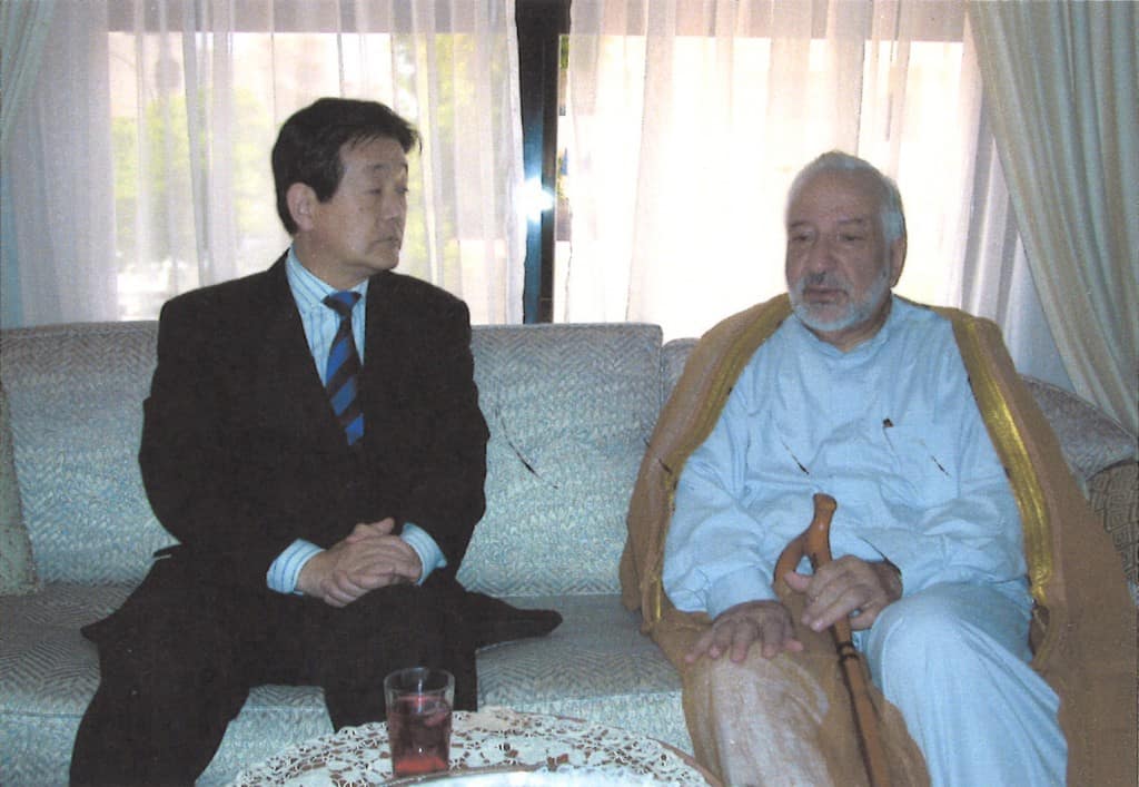 2004年4月 イラクでの日本人人質事件の救出支援活動でヨルダン訪問、キーラーニ元宗教大臣の支援を頂く