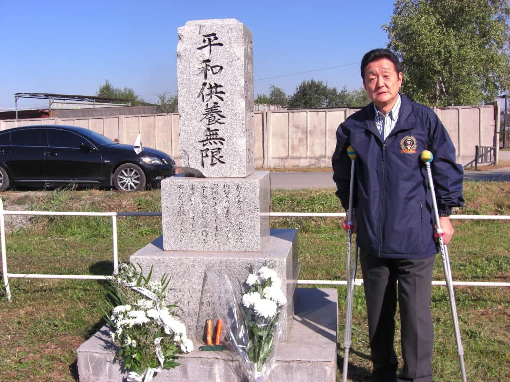 ひたちなか市の人々が建てたウラジオストックの日本人墓地を訪問